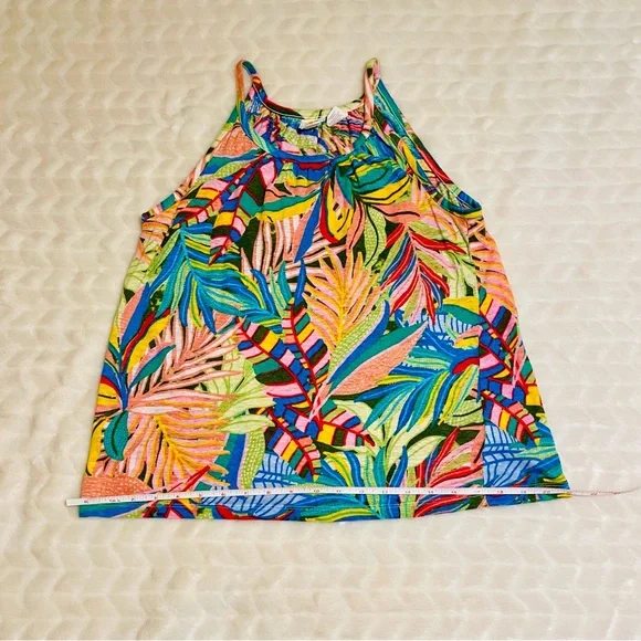 EUC- C&C California Colorful Linen Tank and Shorts Set- Medium - Picture 5 of 16